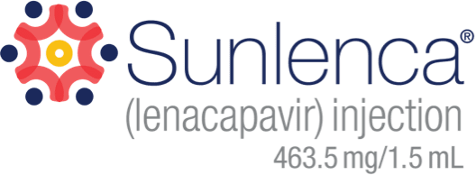 SUNLENCA (lenacapavir) injection 463.5 mg/1.5 mL logo